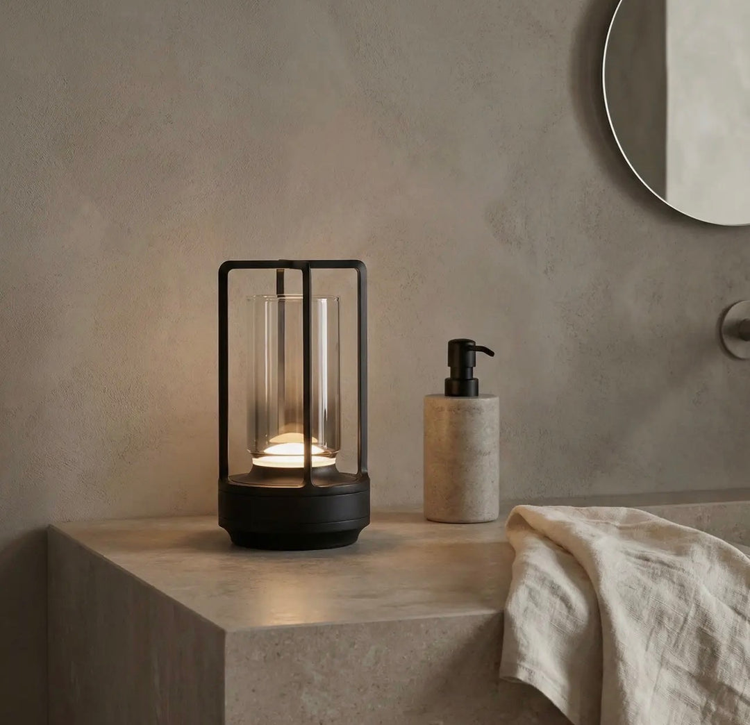 Elio Cordless Metal Table Lamp