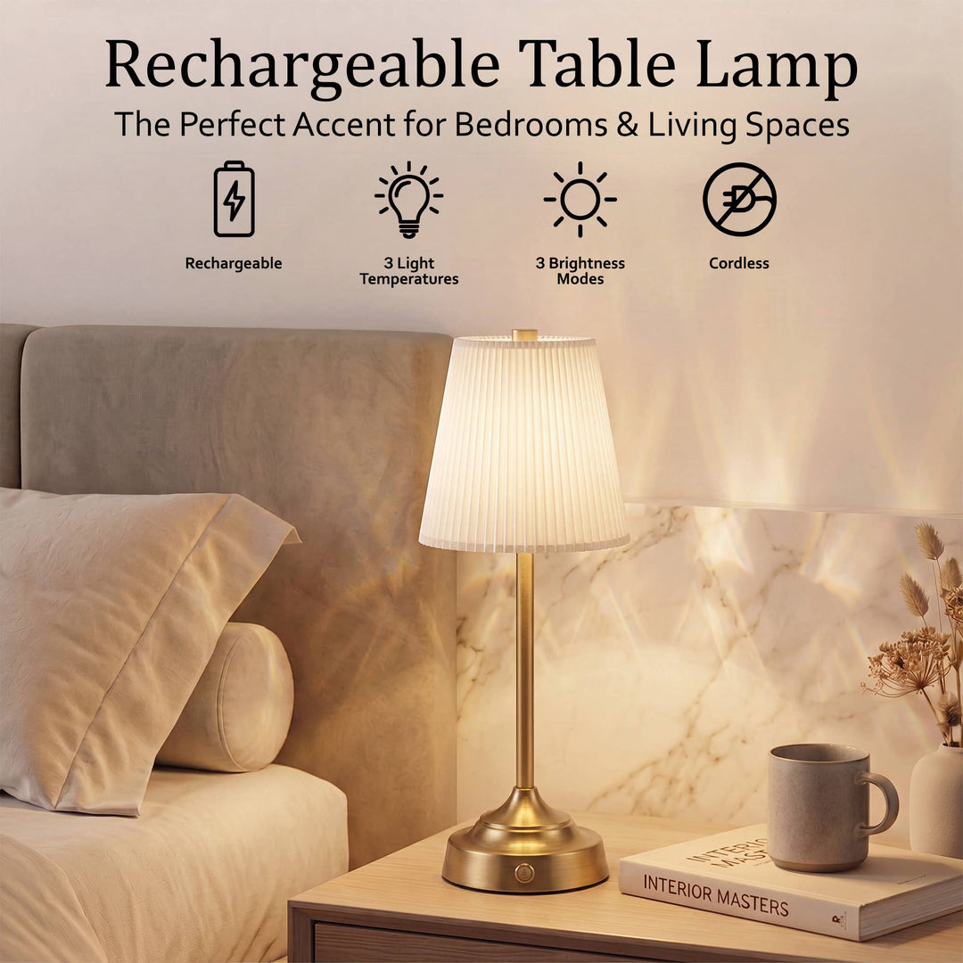 The Sonoma Rechargeable Table Lamp Set of 2