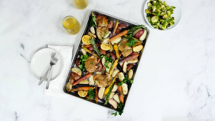 Quarter Sheet Pan &amp; Baking Mat Set