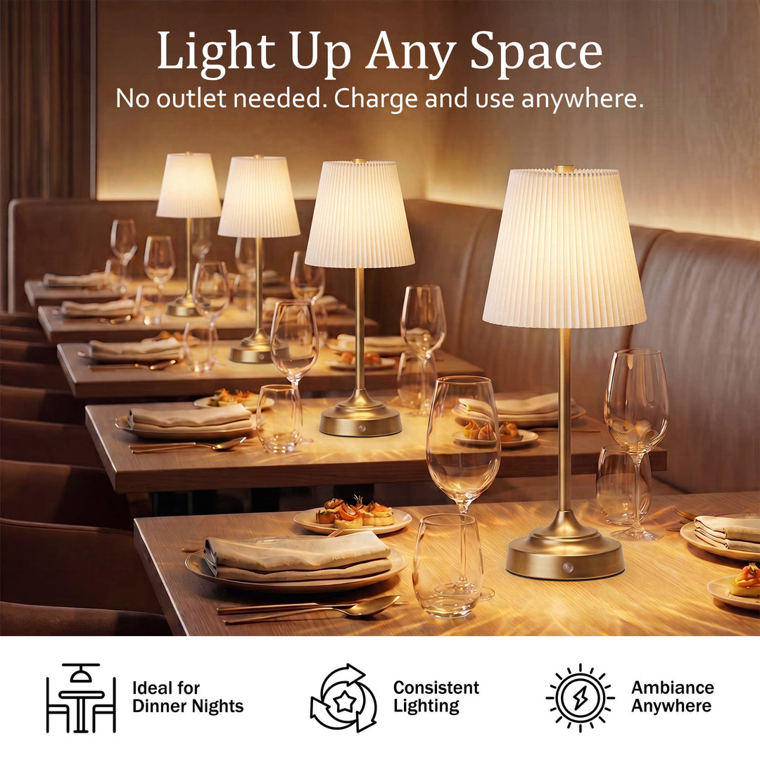 The Sonoma Rechargeable Table Lamp Set of 2