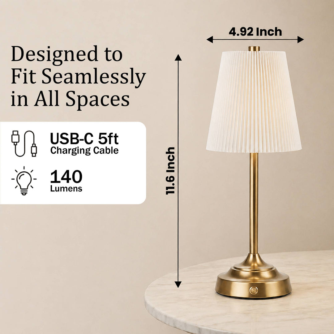 The Sonoma Rechargeable Table Lamp Set of 2