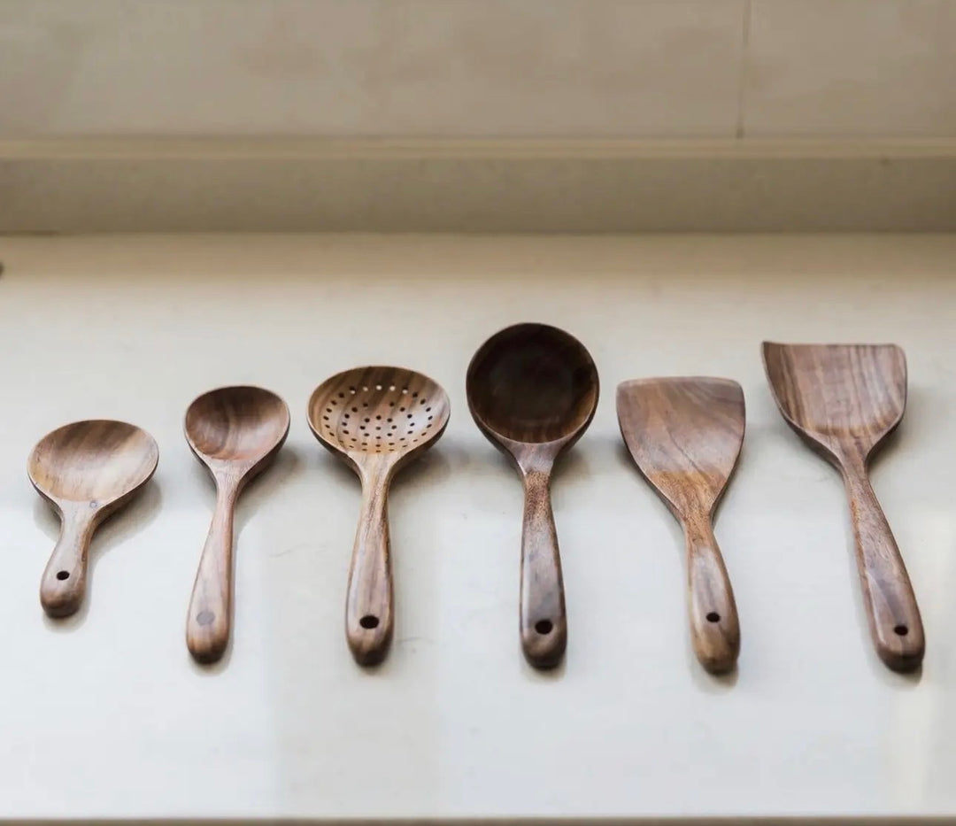 Wooden Utensil Set (7-Piece)