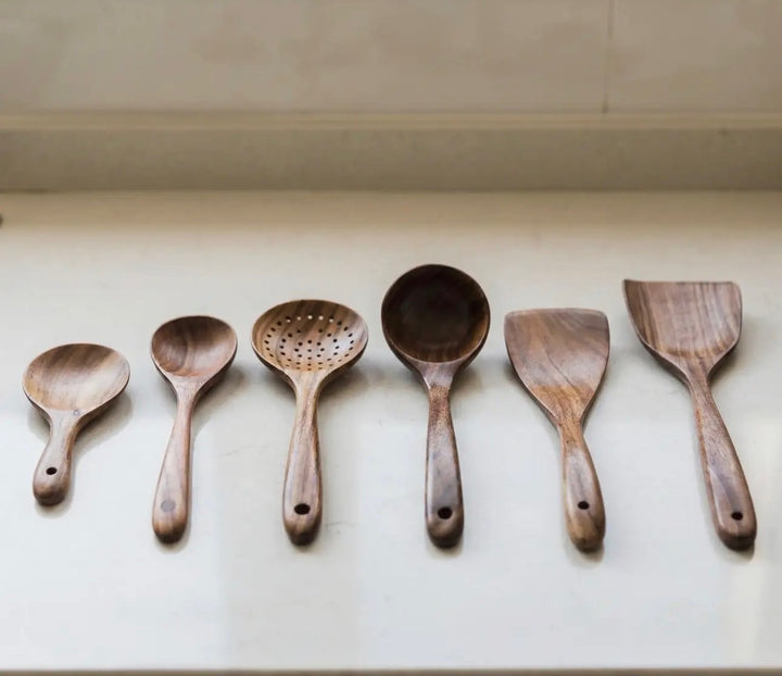 Wooden Utensil Set (7-Piece)