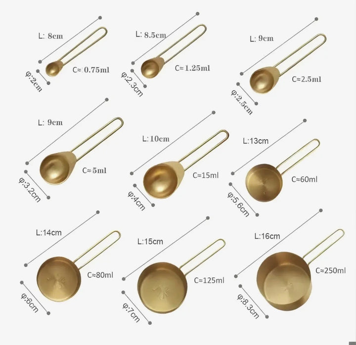 Measuring Cups &amp; Spoons Set