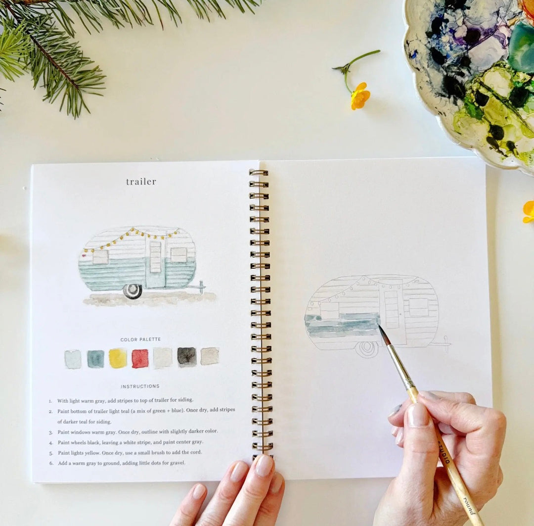 Camping Water Color Kit by Emily Lex