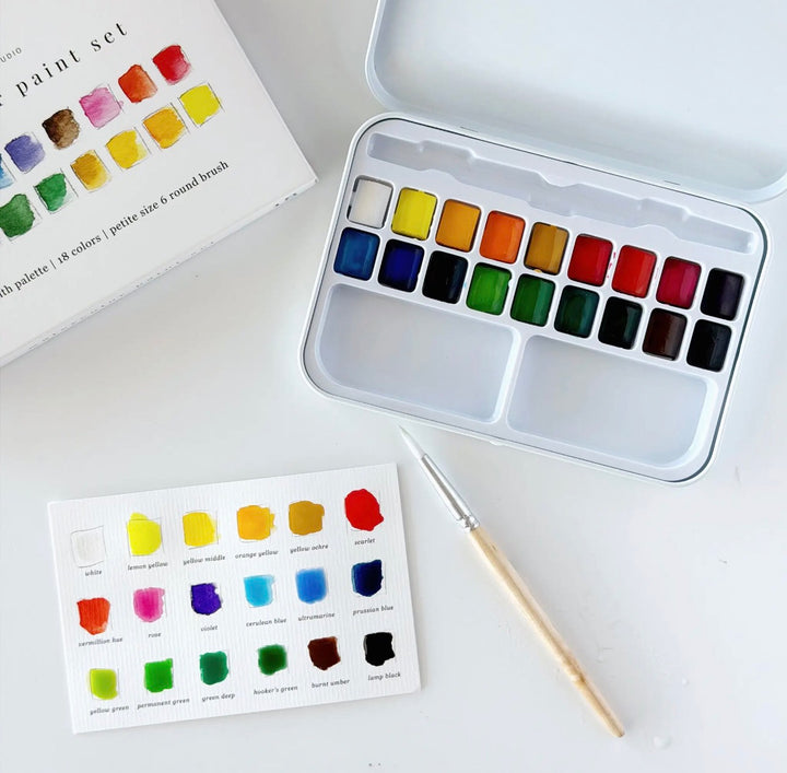 Camping Water Color Kit by Emily Lex