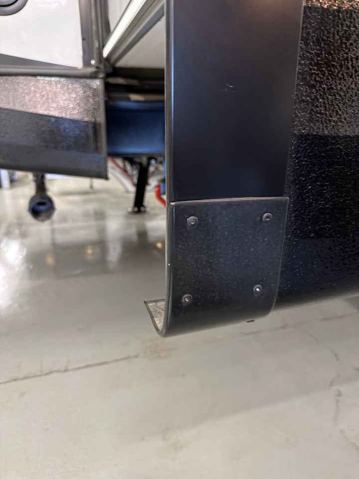 Left Slide Out Bottom Corner Trim Black