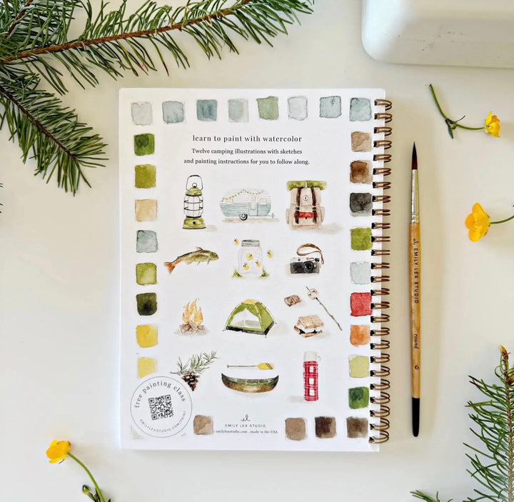 Camping Water Color Kit by Emily Lex
