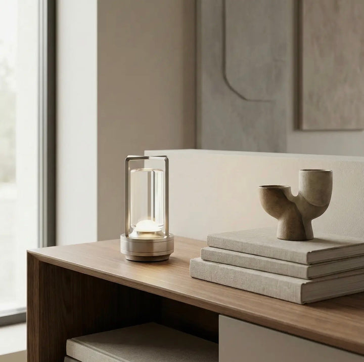 Elio Cordless Metal Table Lamp