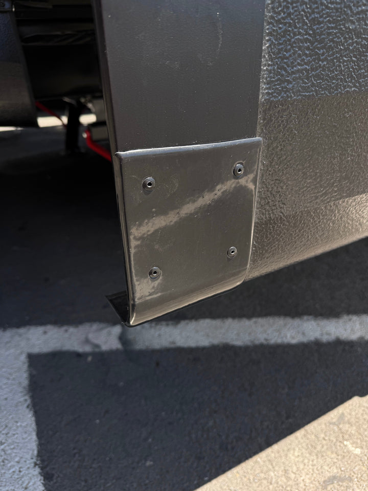 Left Slide Out Bottom Corner Trim Black