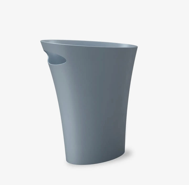 Slim line trash can