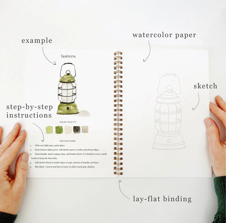 Camping Water Color Kit by Emily Lex