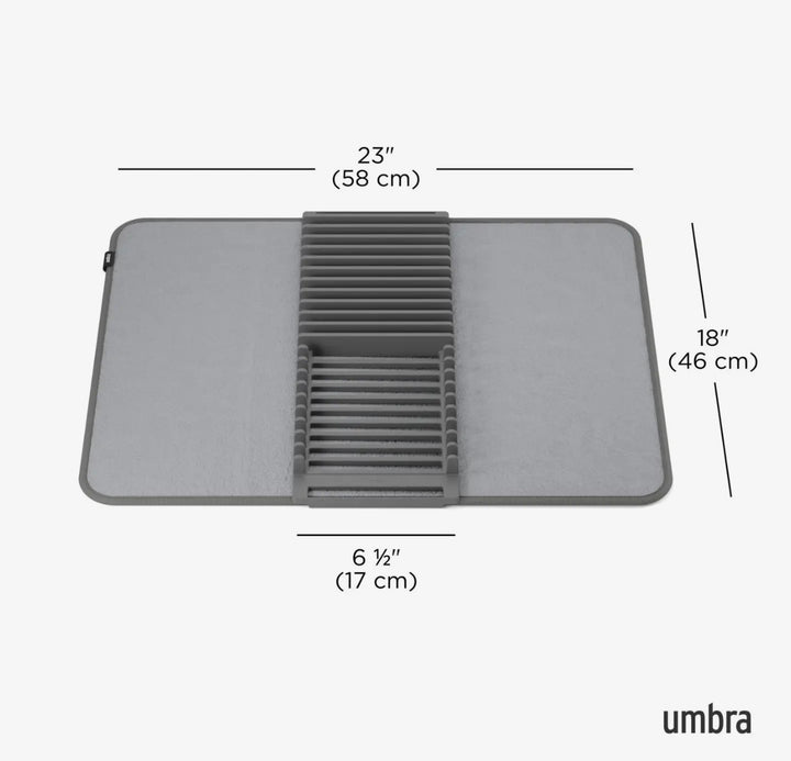 Foldable Dish Drying Mat w/Rack