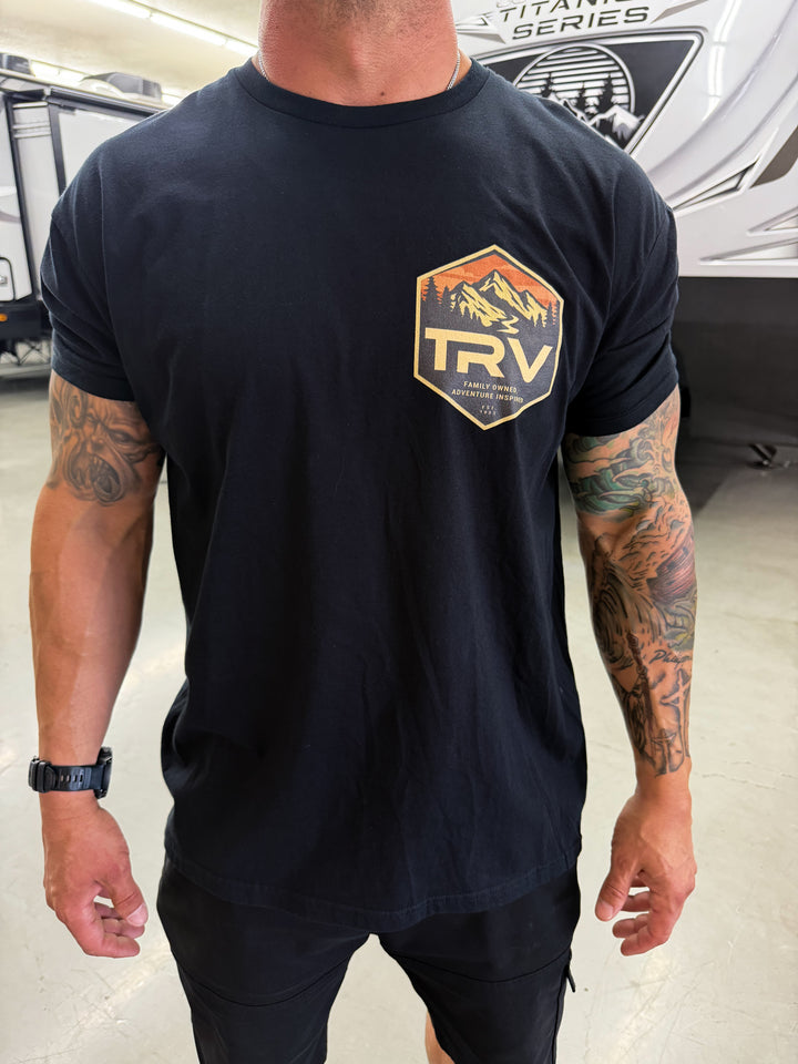 Thompson RV/TRV LogoTee Black