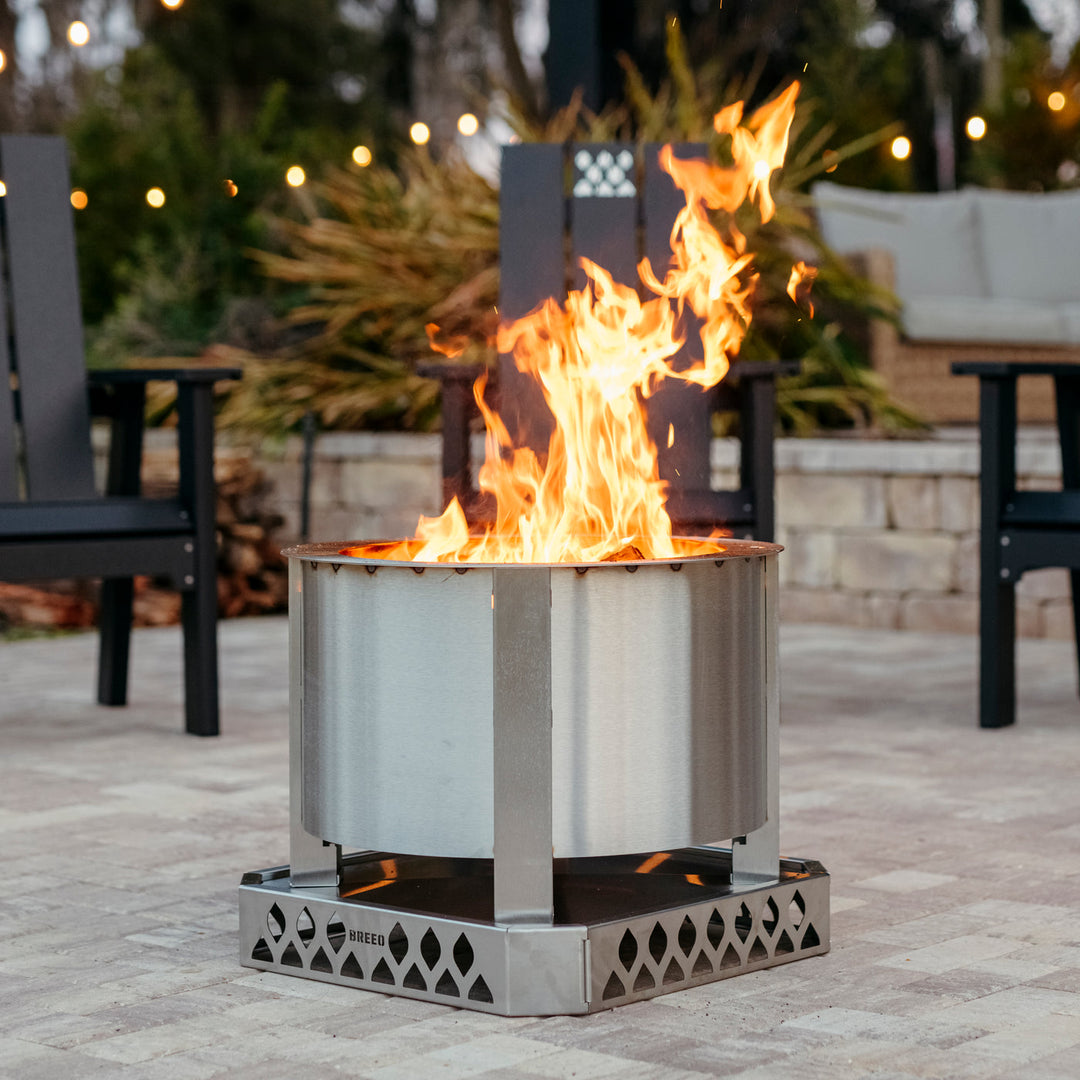 Breeo X19 Stainless Smokeless Firepit