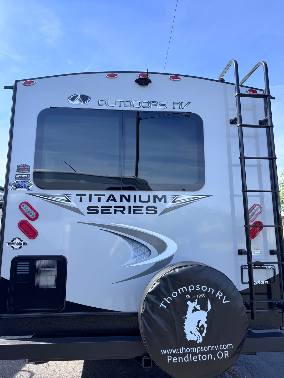 Small Outdoors RV Decal