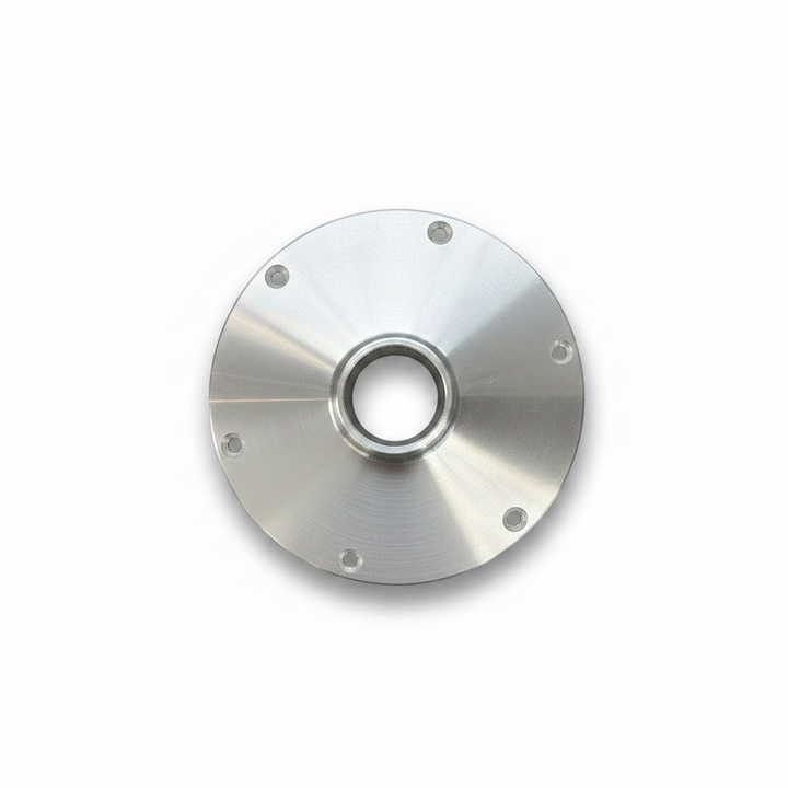 Aluminum Hub on White Background with Shadow