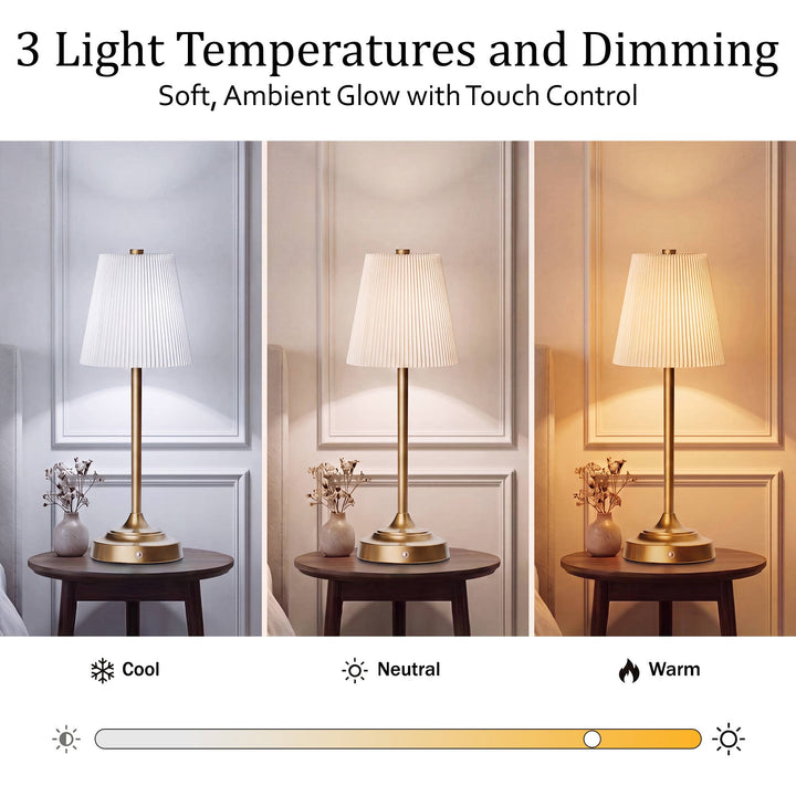 The Sonoma Rechargeable Table Lamp Set of 2