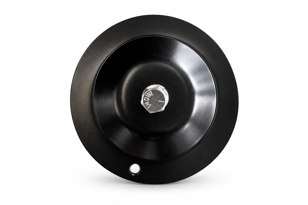 Black Cap Cover Plate with Drop Shadow