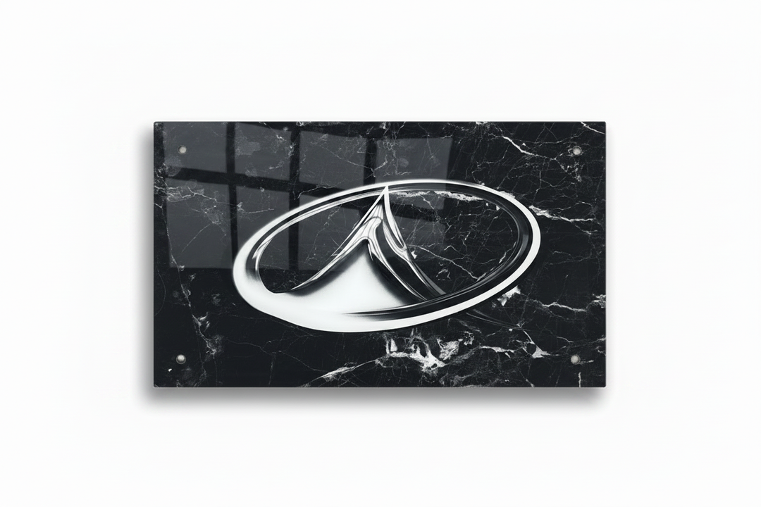 Black Marble Backsplash - Rotated 180°
