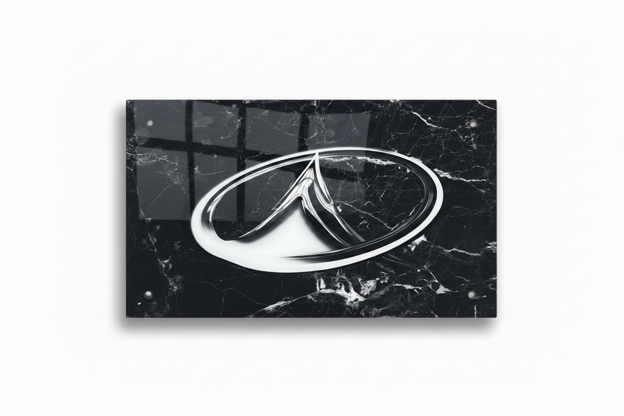 Black Marble Backsplash - Rotated 180°