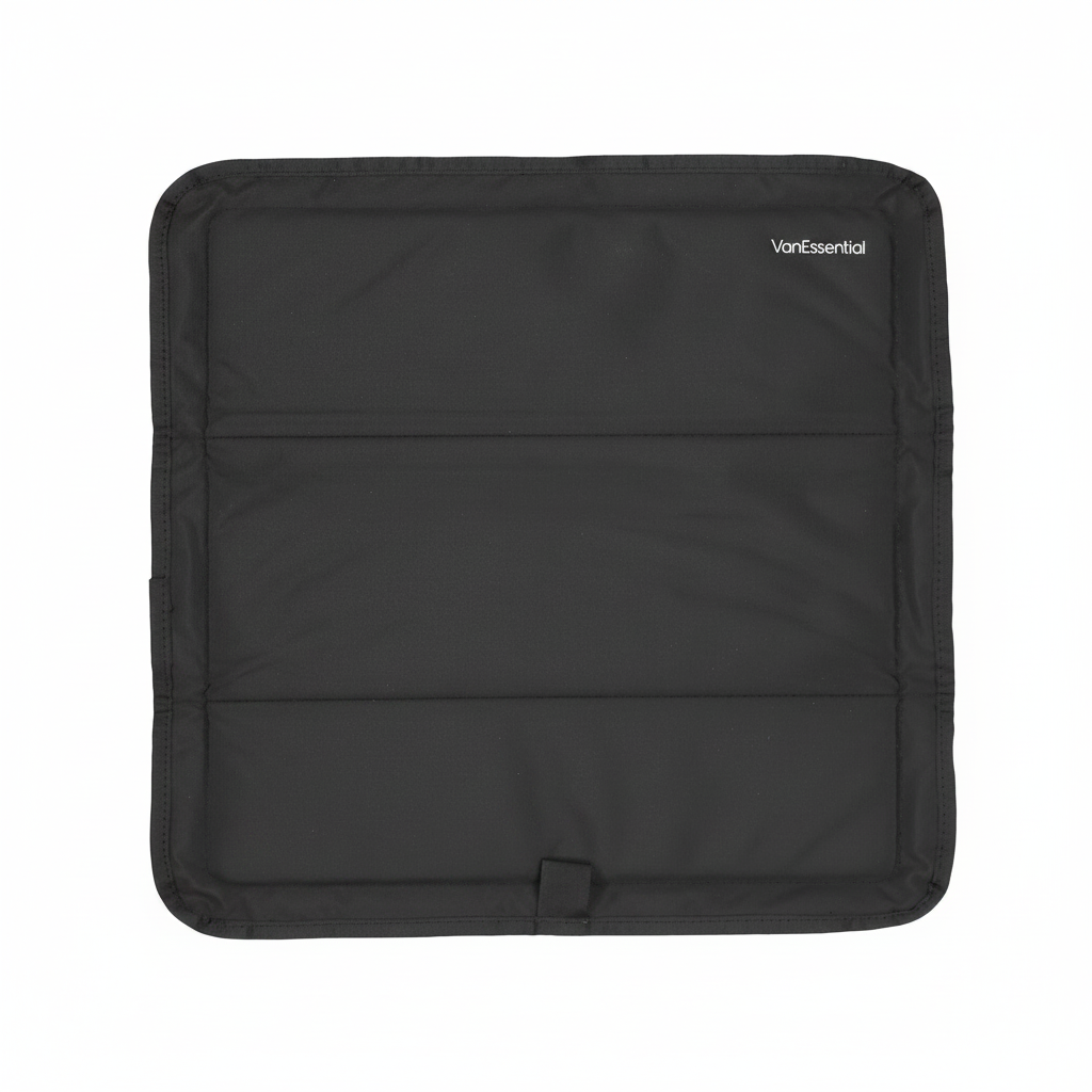 Black mat on white background