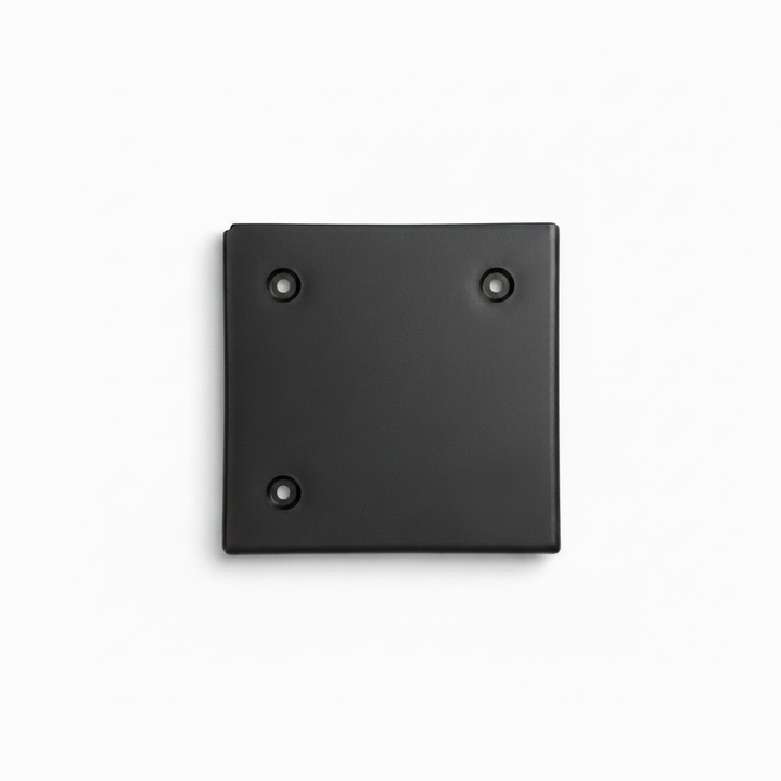Black Mounting Plate - 2 Holes