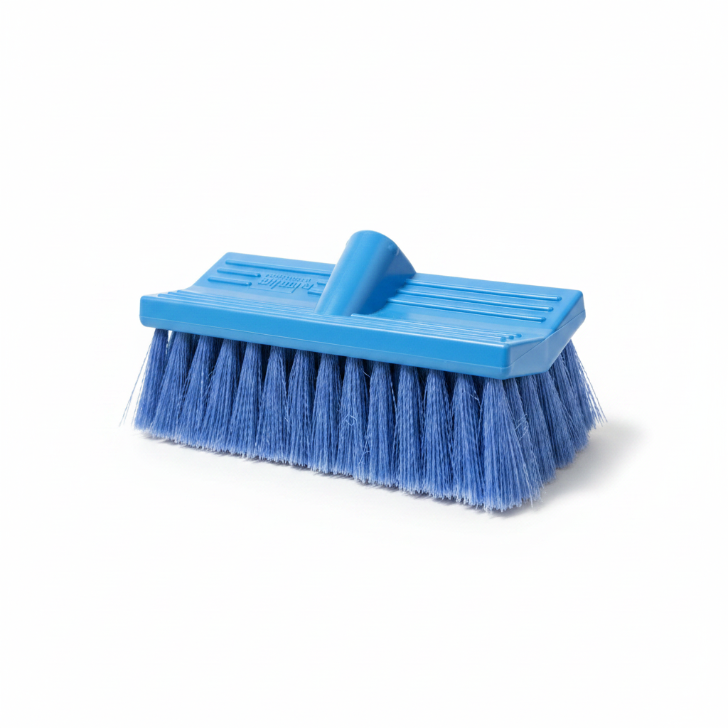 Blue Scrub Brush - White Background with Shadow