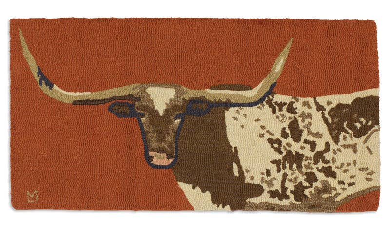 Longhorn Handcrafted Wool Area Rug