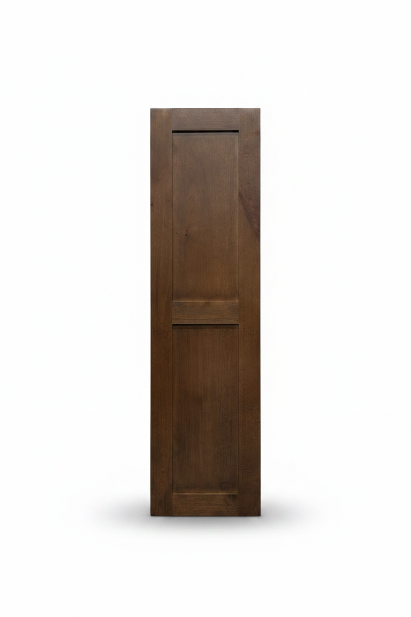 Cabinet Door Panel - White Background with Shadow