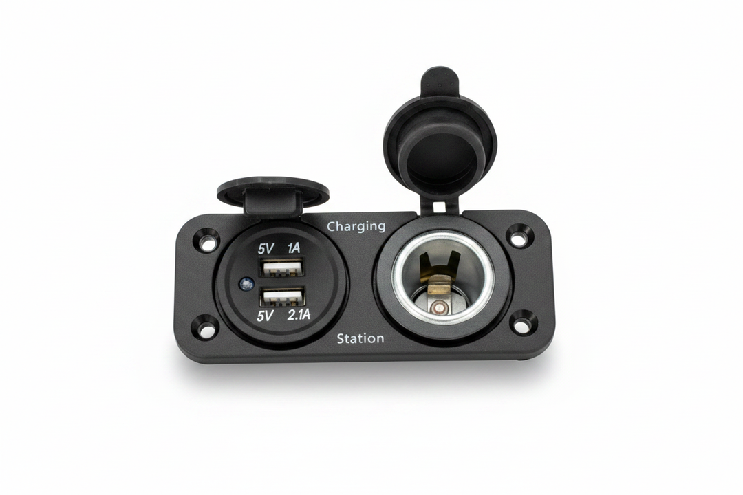 Charging Station Panel - White Background