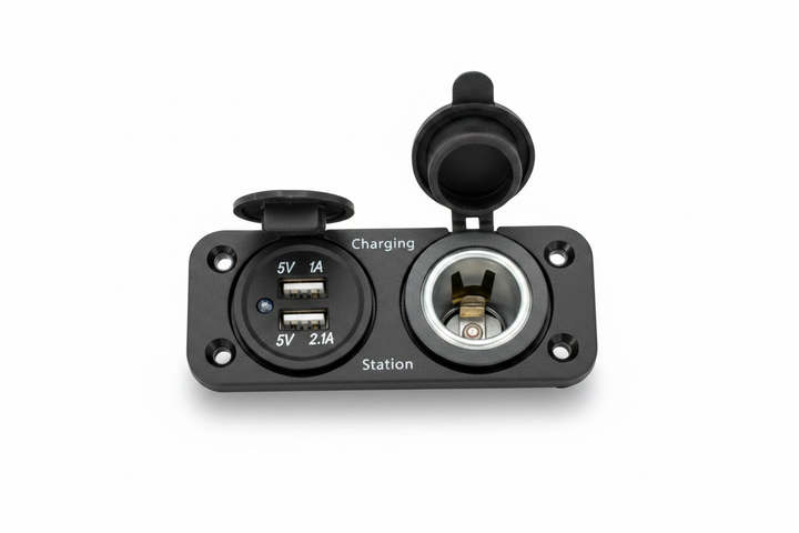 Charging Station Panel - White Background