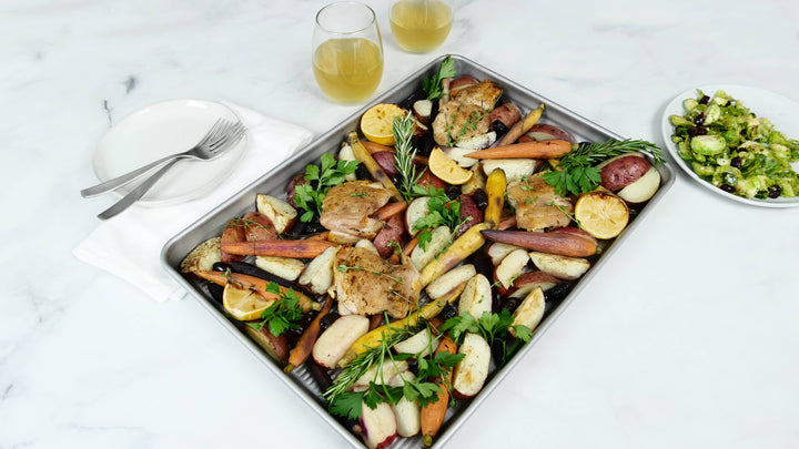 Quarter Sheet Pan &amp; Baking Mat Set