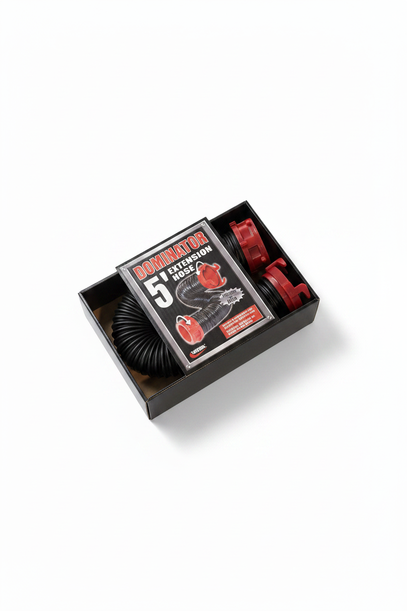 Dominator 5' Extension Hose - Rotated Right