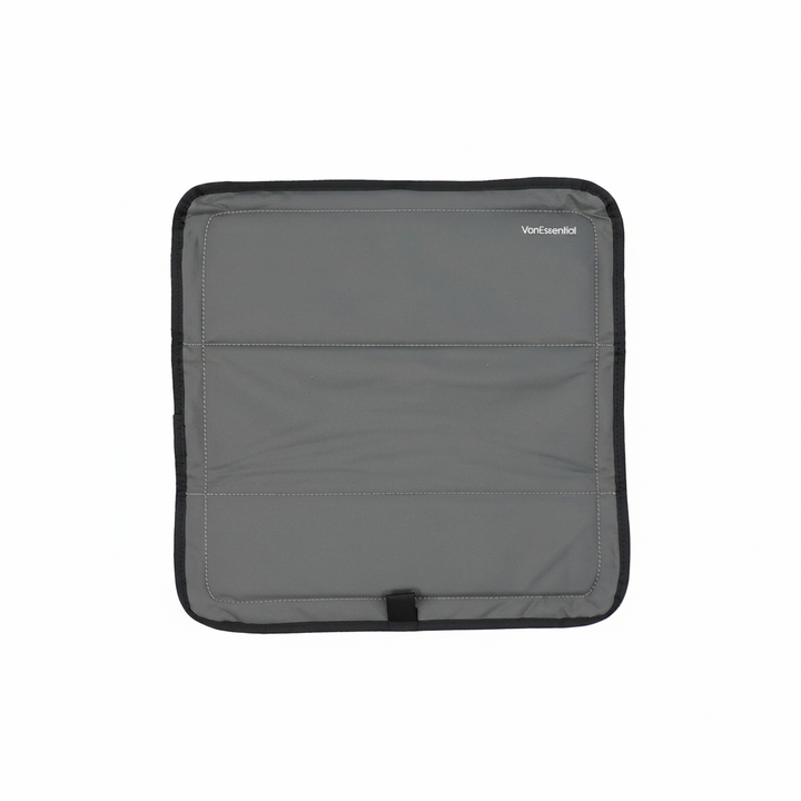 Gray mat on white background