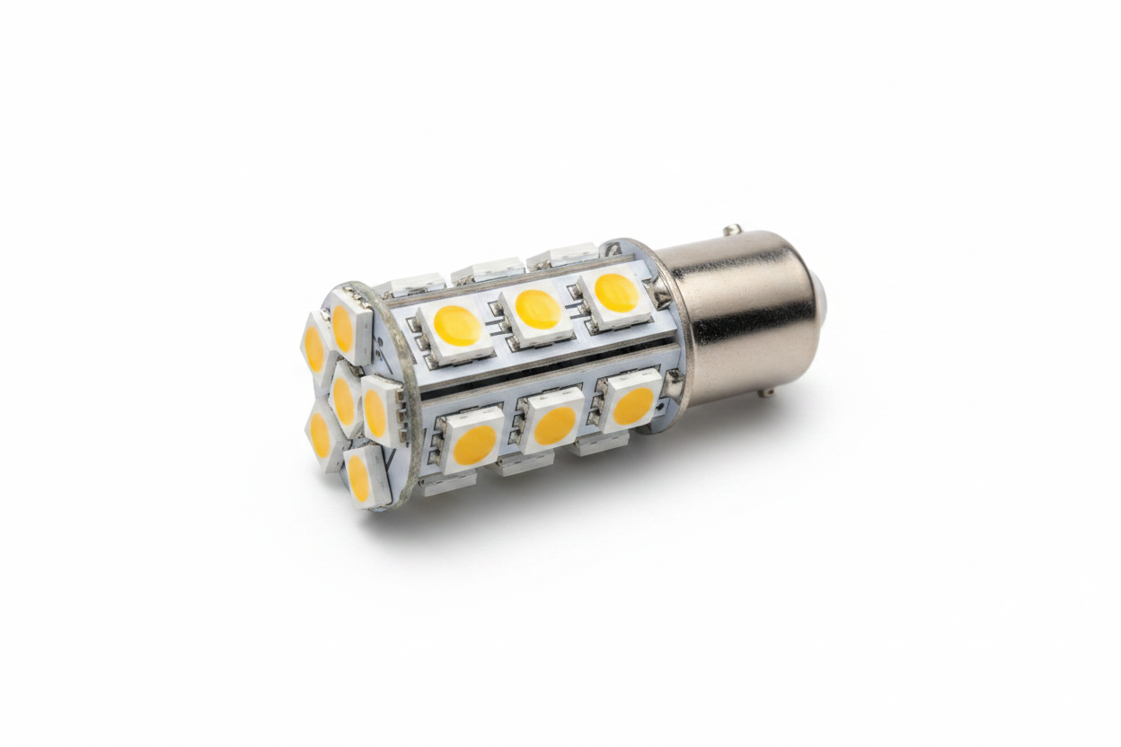 LED Bulb - White Background with Drop Shadow