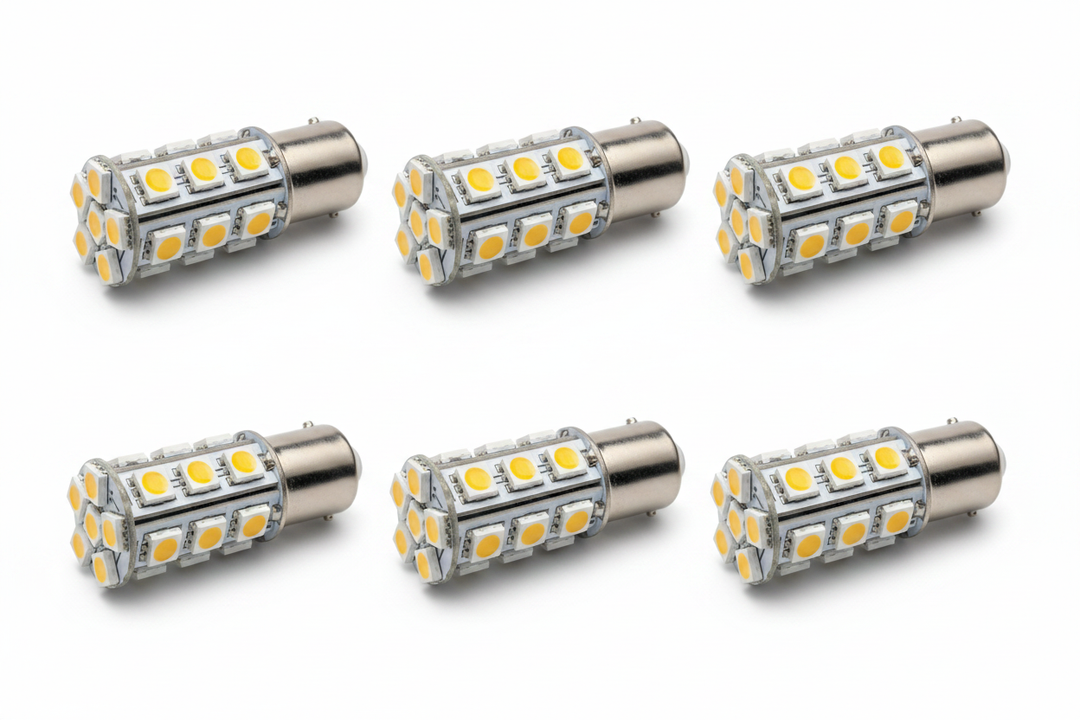 LED Bulbs - 2 Rows of 3
