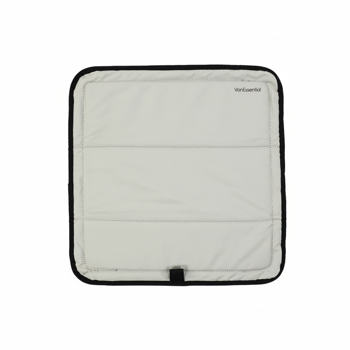 Light gray mat on white background