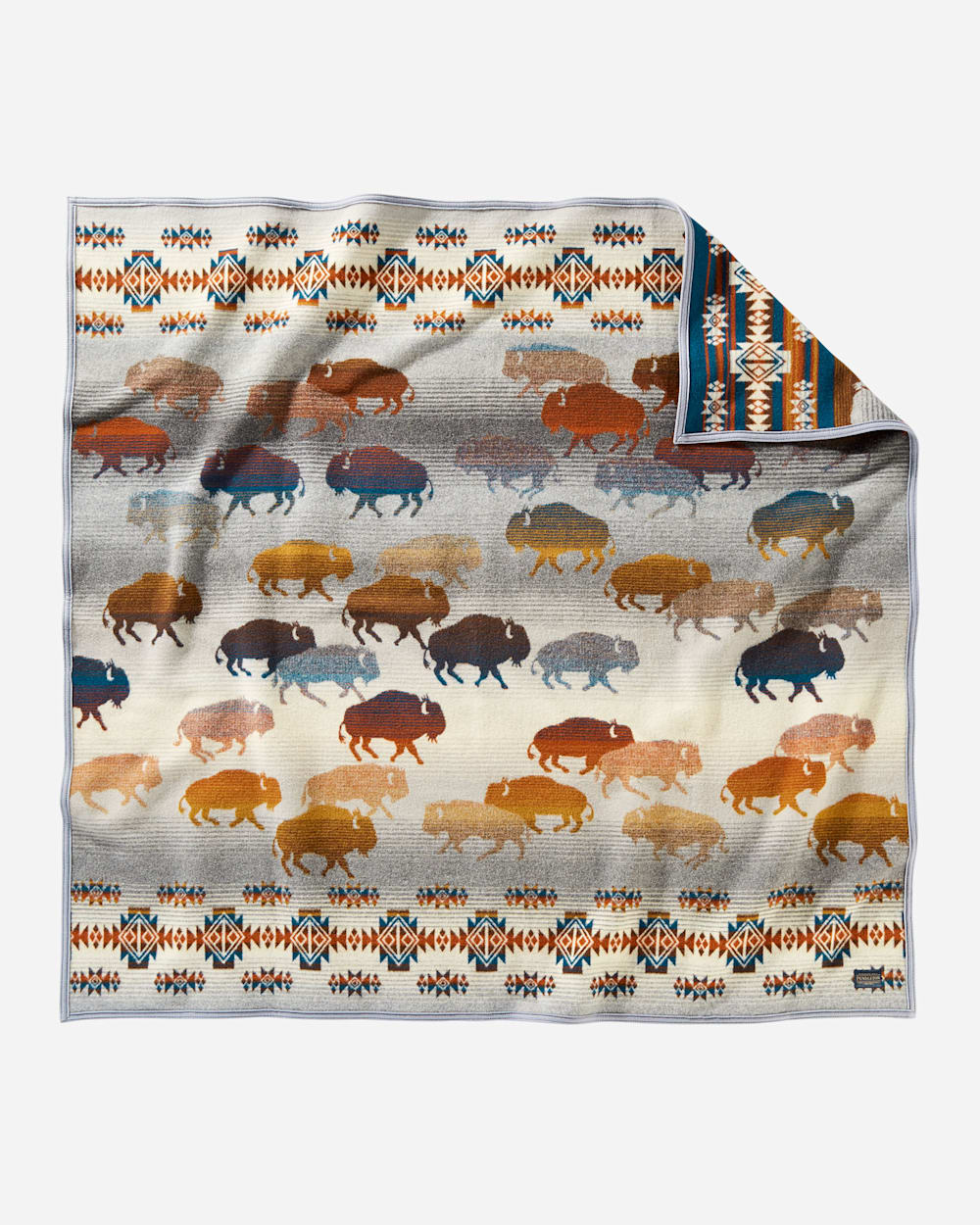 Pendleton Prairie Rush Hour Throw (Grey)