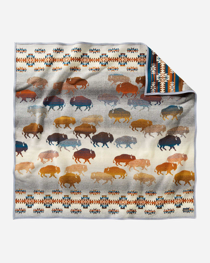 Pendleton Prairie Rush Hour Throw (Grey)