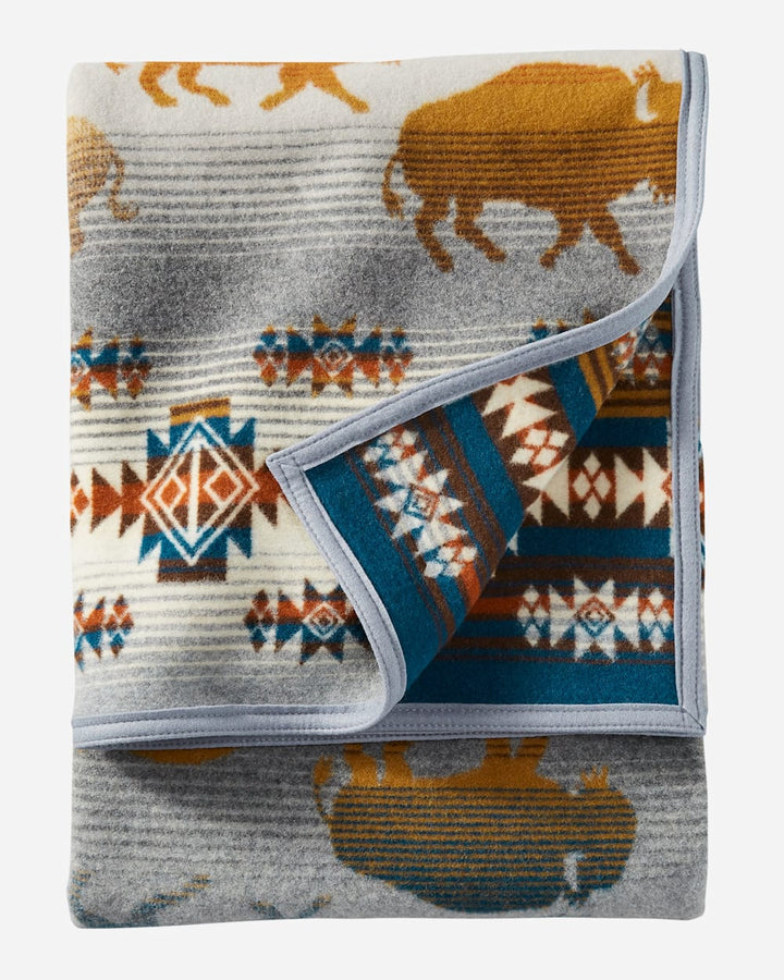 Pendleton Prairie Rush Hour Throw (Grey)