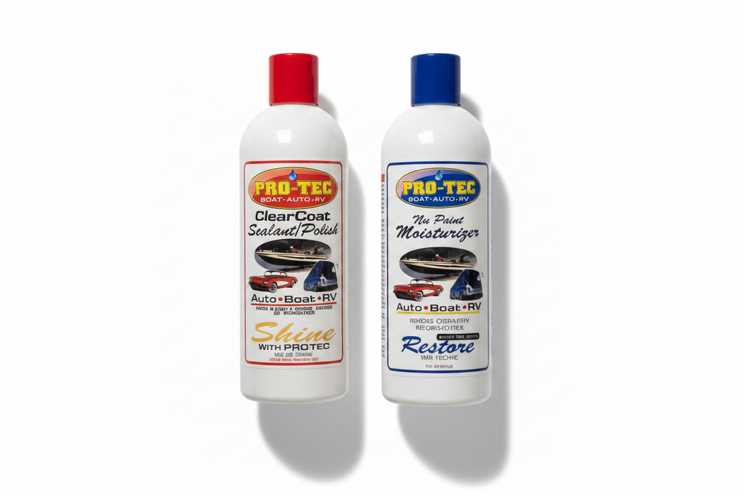 PRO-TEC Bottles Upright - White Background with Shadow