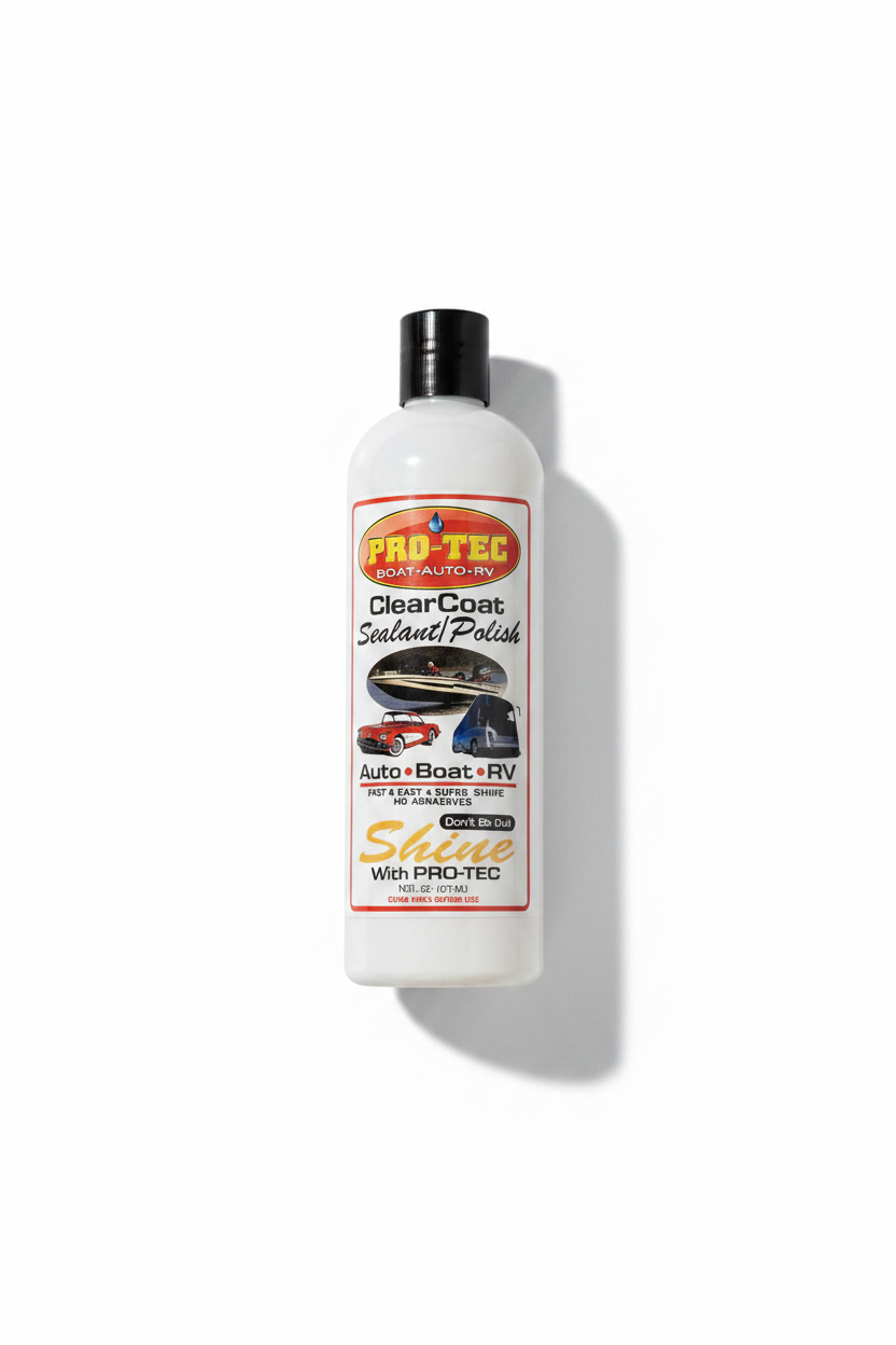 PRO-TEC ClearCoat Sealant/Polish - White Background with Shadow