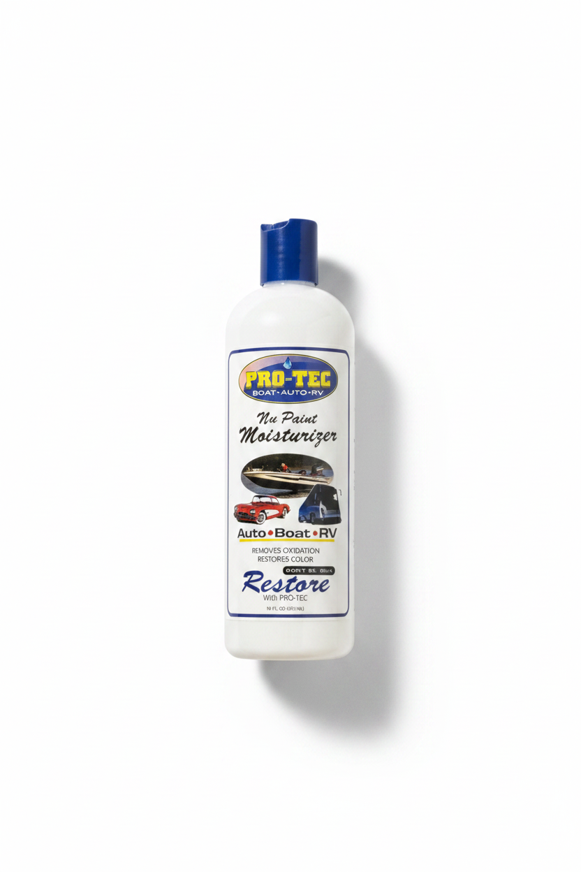 PRO-TEC Nu Paint Moisturizer - Upright, White Background with Shadow