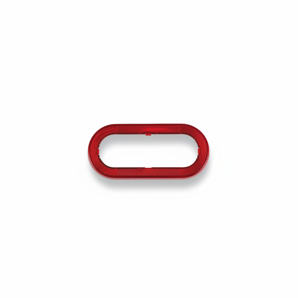 Red Oval Light Lens