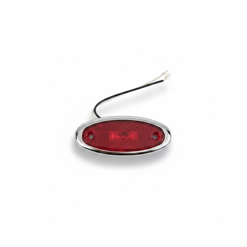 Red Oval Marker Light