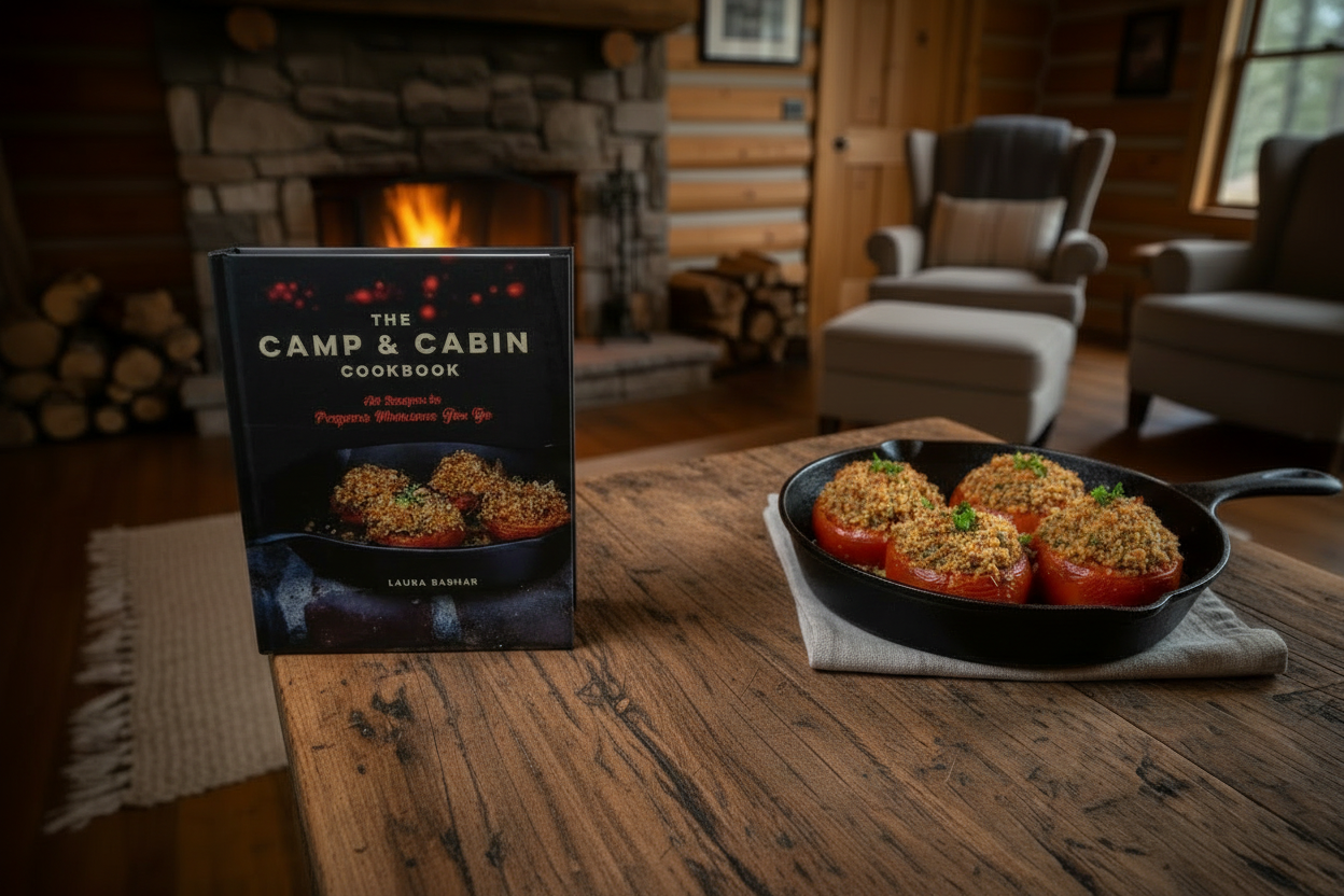 The Camp & Cabin Cookbook - Single Standing Book