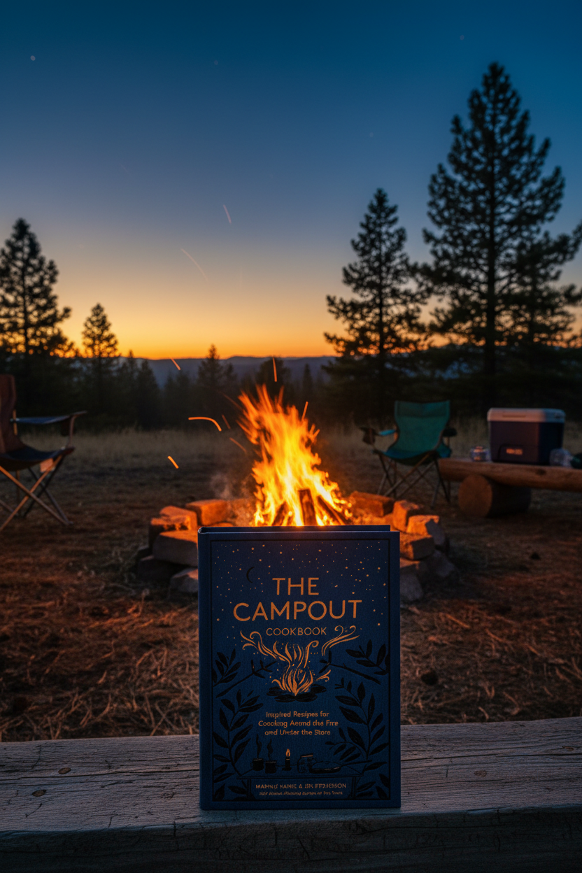 The Campout Cookbook - Campfire at Sunset
