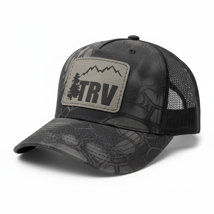 TRV Black Hat – White Background with Shadow