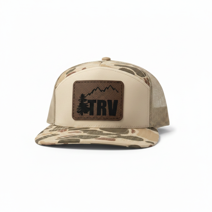 TRV Camo Hat - Flat Brim Composite